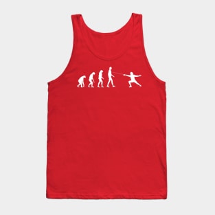 Fencing Evolution (white) Tank Top